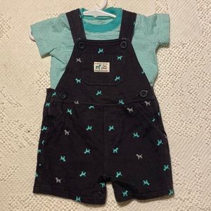Carter’s Bib-overalls size 6 months